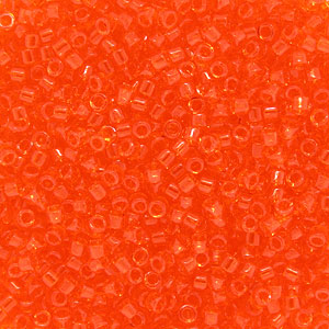118-Miyuki Delica 11_0 Round_DB0703-Transparent Orange