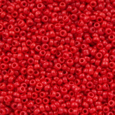 14-Miyuki Round Rocailles 11_0 (Seed Beads)_0408_Opaque Dark Red