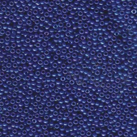21-Miyuki Round Rocailles 15_0 (Seed Beads)_1945 Opaque Cobalt Luster