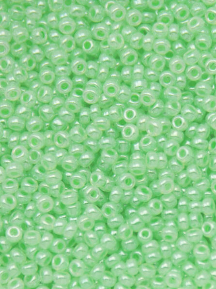 43-Miyuki Round Rocailles 11_0 (Seed Beads)_0520_Mint Green Ceylon