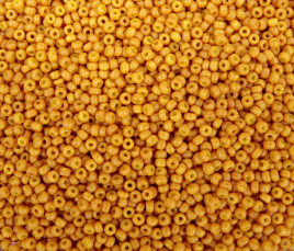 67-Miyuki Round Rocailles 11_0 (Seed Beads)_2041-Matted Opaque Pale Pumpkin Dyed